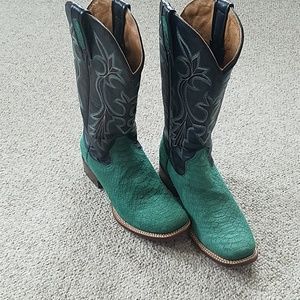 Women's green Roper boots 8.5